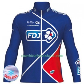 Maillot 2017 FDJ Hiver Thermal Fleece N002